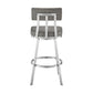 Benjamin - Swivel Stool - Brushed Steel Legs