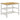 Edgeworth - Kitchen Island Counter Height Table - Brown And White