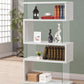 Emelle - 4-Shelf Glass Panel Bookshelf