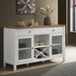 Hollis - 2 Door Dining Sideboard Buffet Storage Cabinet - White