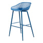 Piazza - Outdoor Barstool Barstool (Set of 2) - Blue