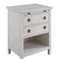 Halim - Accent Table - Antique White Finish