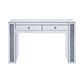 Noralie - Vanity Desk - Mirrored & Faux Diamonds