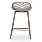 Piazza - Outdoor Counter Counter Stool (Set of 2) - Gray