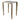 Larimore Quartz Top Accent Table - Gold / Gray