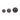 4" / 5" / 6" Ceramic Checkered Orbs (Set of 3) - Blue