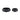 11" / 15" Tapered Ecomix Bowls With Lines (Set of 2) - Black