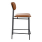 Sailor - Counter Stool - Dark Brown - Leather