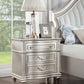 Evangeline - 3-Drawer Nightstand - Silver Oak