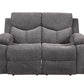 Kalen - Loveseat - Gray Chenille