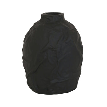 9" Cleo Small Ecomix Vase - Black