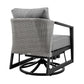 Palma - Outdoor Patio Swivel Lounge Chair - Gray