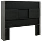 Bancroft - Upholstered Full Wingback Headboard - Gray