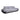 3- Seater Bolster Sofa Black Wood Base - Gray