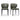 Delaney - Dining Chair (Set of 2) - Dark Green