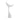 39" Wood Whale Tail Decor - White
