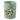 4" Rose Applique Pencil Cup - Green