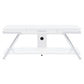 Marcia - 1-Drawer Wood TV Stand - White High Gloss