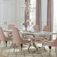 Antoine - Rectangle Glass Top Dining Table Set