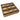Wood 10X10 Revolving Tic Tac Toe - Brown