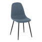 Pebble - Chair - Black Steel (Set of 2)