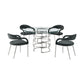 Diaz Morgan - Round Glass Dining Table Set