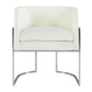 Giselle - Velvet Dining Chair Silver Leg