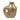 Hammerd Cut-Out Vase - Gold