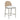 Kobalt - Counter Height Outdoor Barstool - Ivory