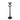 Metal Candle Holder 17" - Black