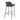 Daniella - Fixed-Height Bar Stool (Set of 2) - Black Metal And Charcoal Fabric