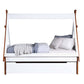 Loreen - Twin Bed - Oak & White Finish