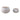 9" / 12" Textured Half-Dipped Planters (Set of 2) - White / Tan