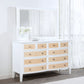 Bexhill - 10-Drawer Dresser And Mirror - White