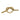 Metal Single Knot Deco 12" - Gold