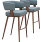 Poise - Barstool (Set of 2) - Blue