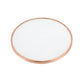 Alivia - Coffee Table - Rose Gold & Frosted Glass