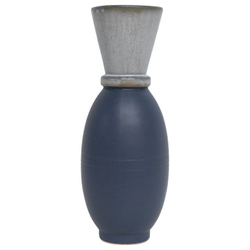 Marion Small Blue Vase 11" - Blue