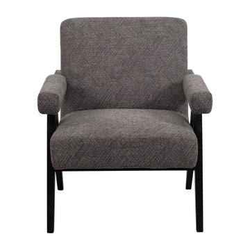 Wood Scandinavyian Accent Chair - Gray