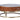 Tamas - 13" Coffee Table - Aluminum & Cocoa Top Grain Leather