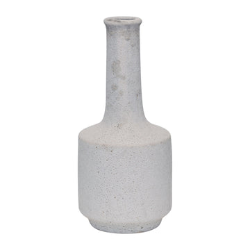 Clay 16" Volcanic Texture Vase - White