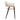 Adele Set of Two Counter Height Chairs in Cream Fabric w/ Black Powder Coated Metal Leg