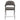Adele Set of Two Counter Height Chairs in Grey Leatherette w/ Brushed Stainless Steel Leg