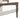 Blair Accent Chair in White Fabric with Curved Wood Leg