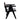 Carter Dining/Accent Chair in Solid Wood Frame in Black Finish w/ Natural Cane Seat Back