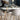 Chance White Lacquer Top Rectangular Dining Table