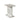 Iris I-Beam Accent Table in Genuine Natural Marble