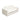 Ivy 2-piece Modular Sofa In White Faux Shearling W/ Feather Down Seating
