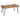 Joss Natural Acacia One of a Kind Live Edge Rectangle Cocktail Table w/ Black Hairpin Legs