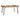 Joss Natural Acacia One of a Kind Live Edge Rectangle Cocktail Table w/ Black Hairpin Legs